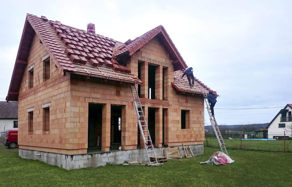 Stavba krovu na rodinném domě