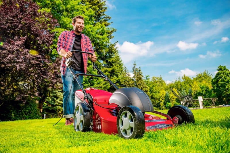Elektrická sekačka Mountfield EL 4800 PD BW disponuje motorem o příkonu 1800 W, záběrem 46 cm a sběrným košem o objemu 60 l, cena 8 990 Kč(MOUNTFIELD)