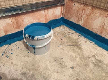 Hydroizolace koupelny kolem sprchového koutu