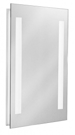 Zrcadlo s integrovaným osvětlením Mirror 1 (Eglo), 50 x 65 cm, sklo, 2x 13W zářivky G5, T5, napájení 220 V, IP44, orientační cena 4 900 Kč (EGLO) Zrcadlo s integrovaným osvětlením Mirror 1 (Eglo), 50 x 65 cm, sklo, 2x 13W zářivky G5, T5, napájení 220 V, IP44, orientační cena 4 900 Kč (EGLO)