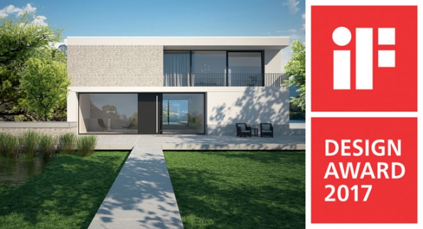 Nezávislá mezinárodní porota organizace iF International Forum Design GmbH rozhodla! Společnost Schüco si opět po roce odnáší dvě prestižní ceny za design. Systém vchodových dveří Schüco ADS 90.SI SimplySmart Design Edition získal cenu 2017 iF Design Award a panoramatický fasádní systém Schüco FWS 35 PD si zasloužil zlaté ocenění 2017 iF Gold Award. Nezávislá mezinárodní porota organizace iF International Forum Design GmbH rozhodla! Společnost Schüco si opět po roce odnáší dvě prestižní ceny za design. Systém vchodových dveří Schüco ADS 90.SI SimplySmart Design Edition získal cenu 2017 iF Design Award a panoramatický fasádní systém Schüco FWS 35 PD si zasloužil zlaté ocenění 2017 iF Gold Award.