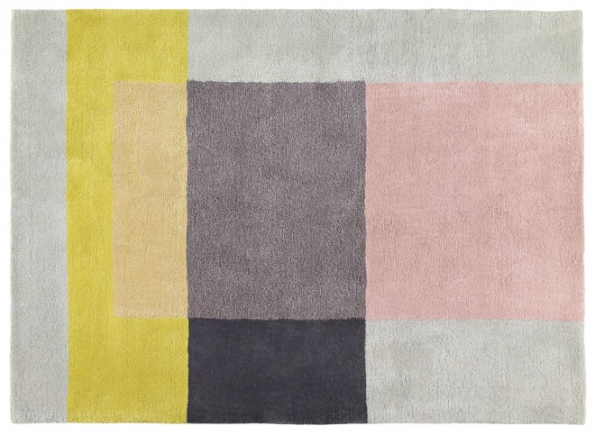 2. Geometricky pojaté koberce Colour navrhlo studio Scholten &amp; Baijings pro společnost Hay, 100% novozélandská vlna, 170 x 240 cm, www.designville.cz